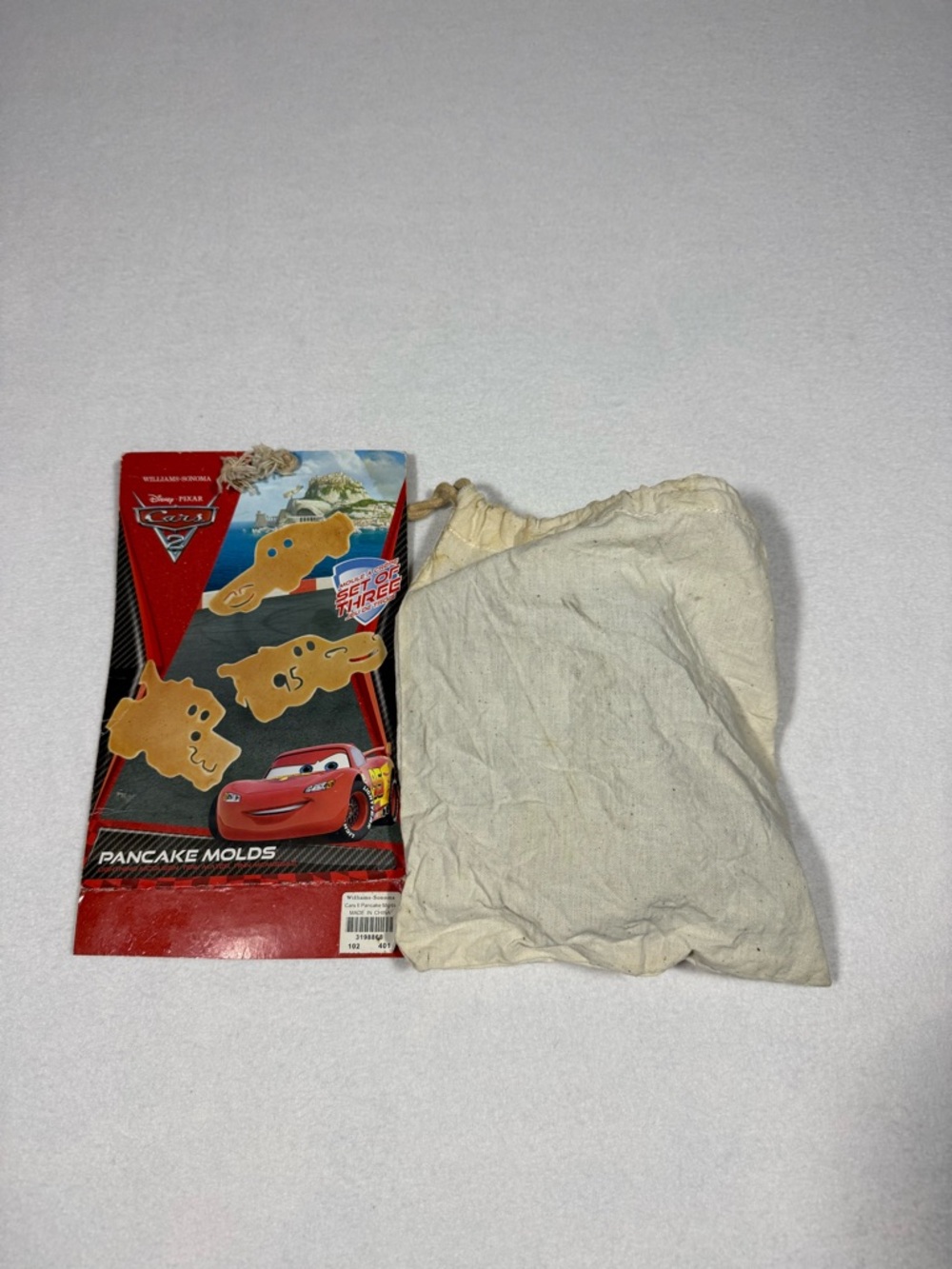 Williams Sonoma Disney Pixar Cars 2 set of 3 Pancake Molds